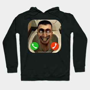 Skibidi Toilet is Calling I Love Skibidi Toilet Hoodie